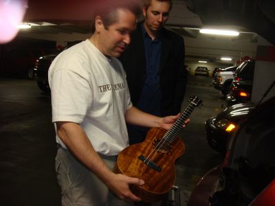 RCPM
Chad shows off the baritone ukulele he made for Roger
