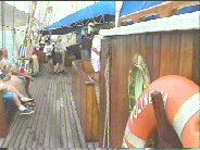 Top deck, from the stern